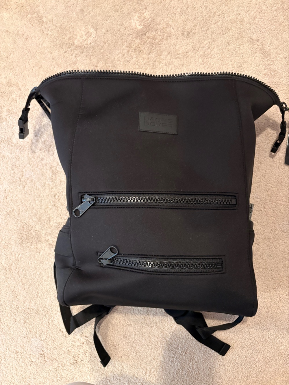 Dagne Dover Black Baby Bag Backpack